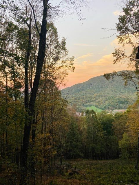 Fall colors and sunset from Town View Estates
